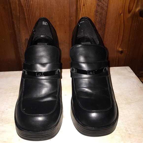Vintage 1970s platform shoes 5.5. Burnt sienna chunky platform oxfords / platforms 5 1/2 5.5 